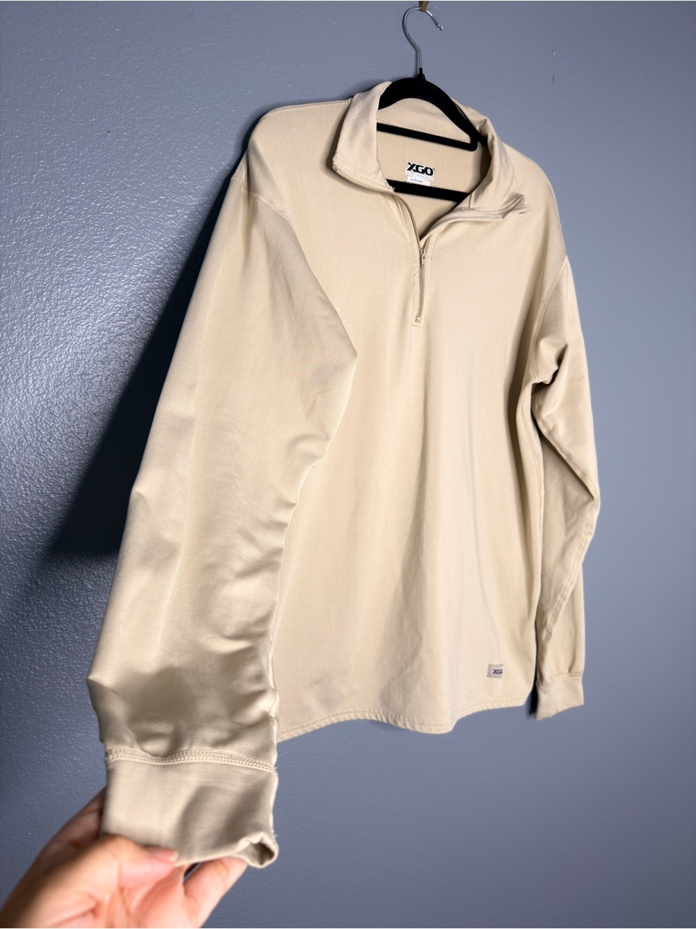 Xgo Mens Acclimate Dry Long Sleeve 1/4 Zip Shirt Base Layer Top Mens Medium